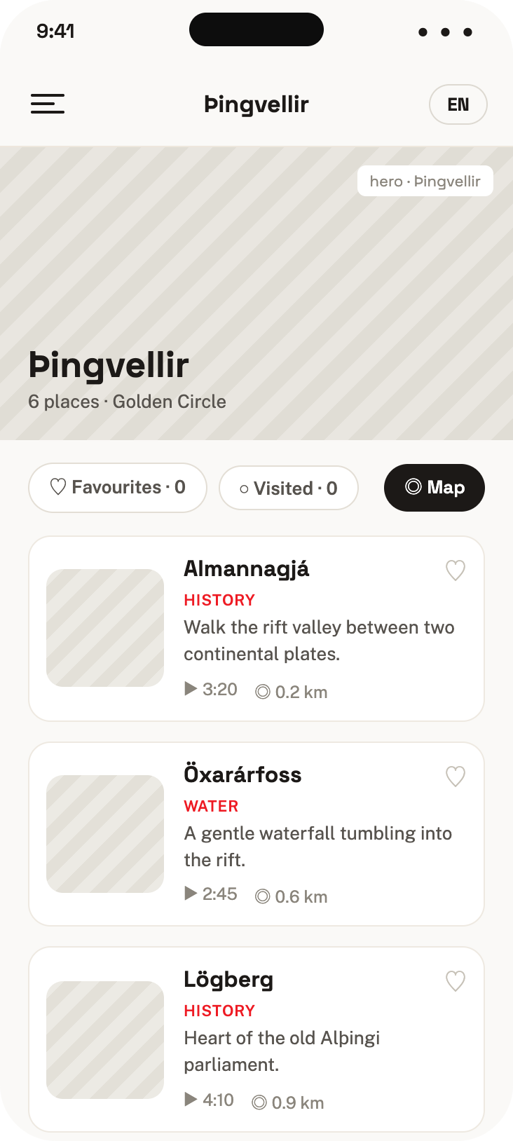 Smart Iceland web app